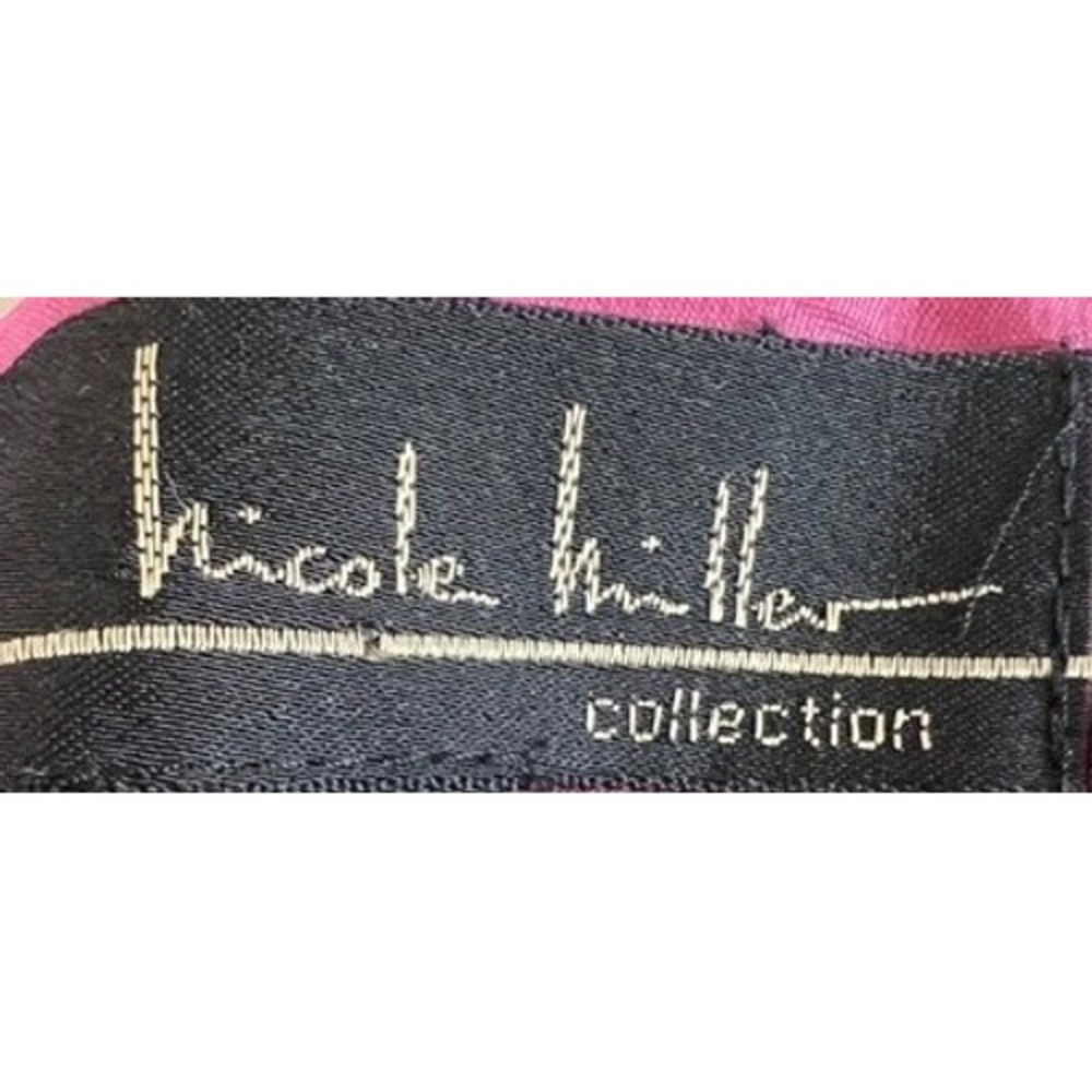 Vintage Y2K Nicole Miller Embroidered Silk Blend Maxi Skirt Goth Fairy Boho 10 - Picture 10 of 13